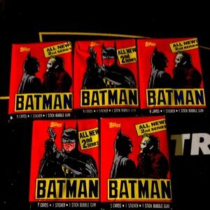 1989 Batman Trading Card Packs